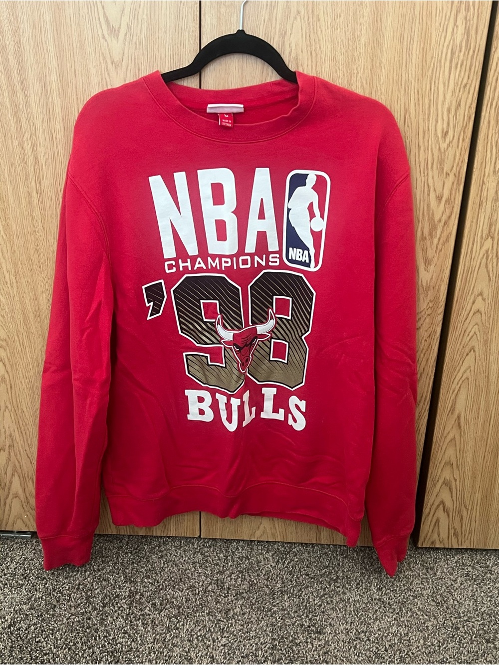 Mitchell & Ness Red Bulls '98 NBA Champions Crewneck